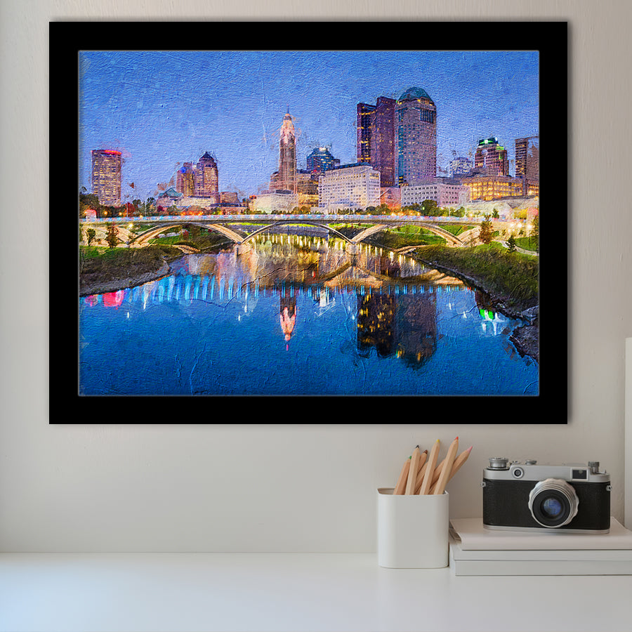 Columbus Framed Art Prints Wall Decor - Painting Prints, Framed Picture, Home Decor