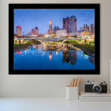 Columbus Framed Art Prints Wall Decor - Painting Prints, Framed Picture, Home Decor