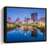 Columbus Framed Canvas Prints Wall Art Decor - Paiting Canvas, Art Prints, Floating Frame