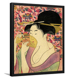 Comb By Kitagawa Utamaro-Art Print,Frame Art,Plexiglass Cover