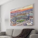 Comerica Park Tigers Watercolor, Sport Art Prints Fan Gift, Canvas Prints Wall Art Decor