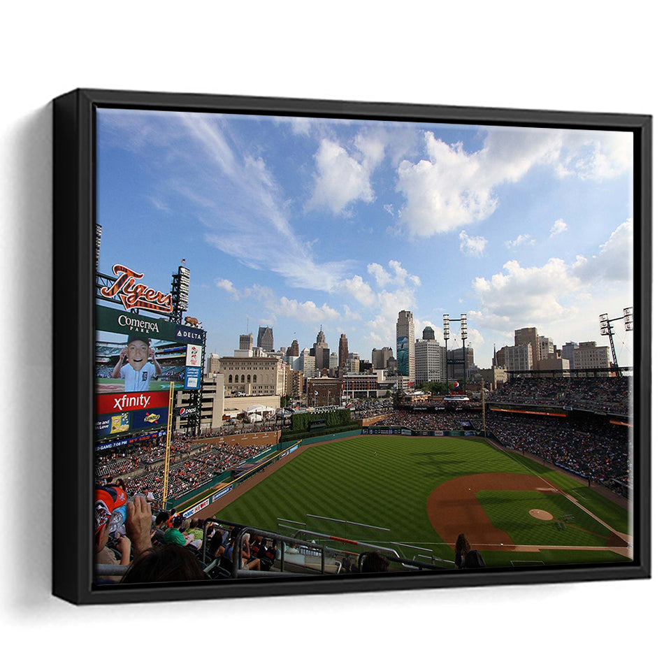 Comerica Park Wall Art Detroit Tigers Stadium Canvas Prints