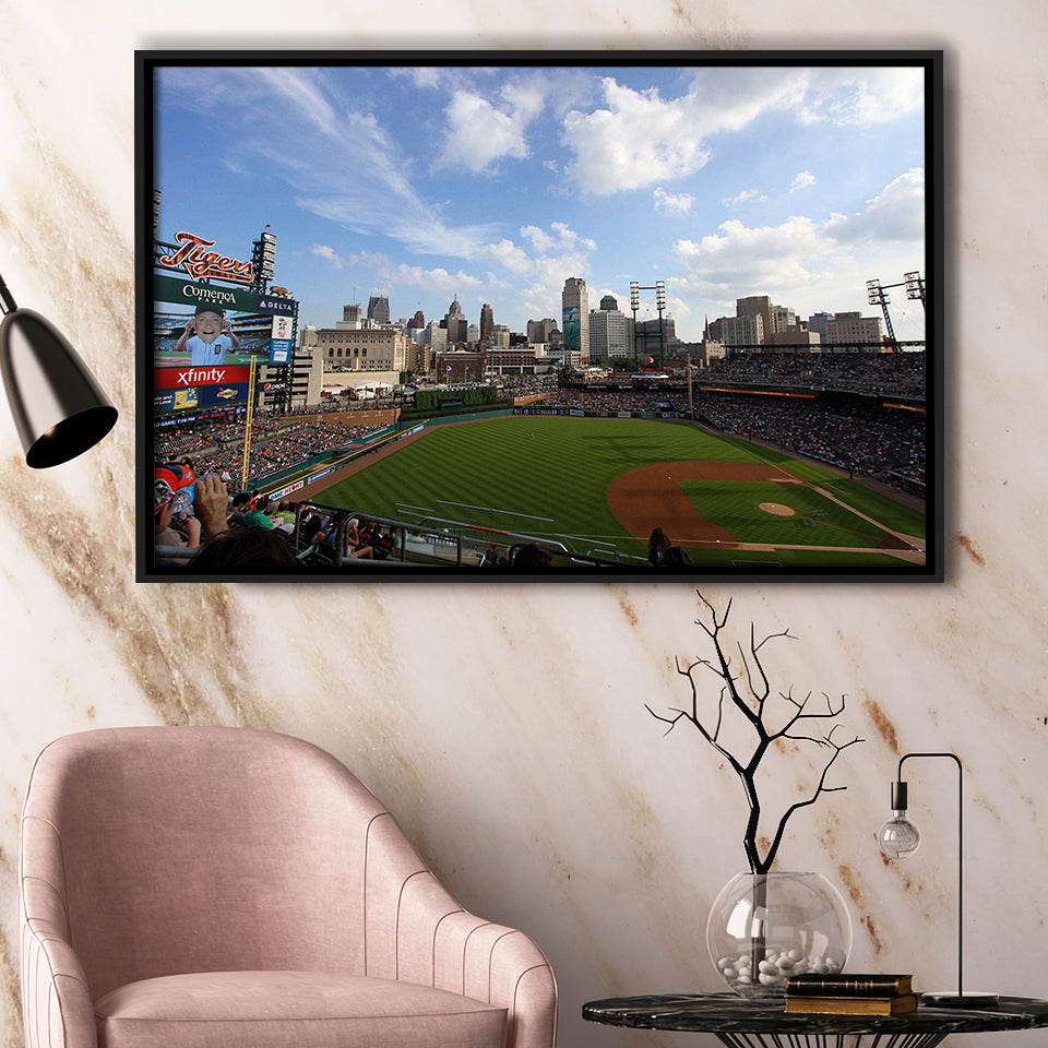 Comerica Park Wall Art Detroit Tigers Stadium Canvas Prints