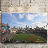 Comerica Park Stadium Canvas Prints Detroit Tigers Wall Art Baseball,Sport Stadium Art Prints, Fan Gift, Wall Decor