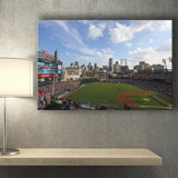 Comerica Park Stadium Canvas Prints Detroit Tigers Wall Art Baseball,Sport Stadium Art Prints, Fan Gift, Wall Decor