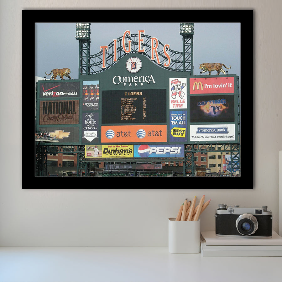 Comerica Park Wall Art Detroit Tigers Stadium Art Prints Baseball,Sport Stadium Art Prints, Fan Gift, Wall Decor