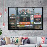 Comerica Park Wall Art Detroit Tigers Stadium Art Prints Baseball,Sport Stadium Art Prints, Fan Gift, Wall Decor