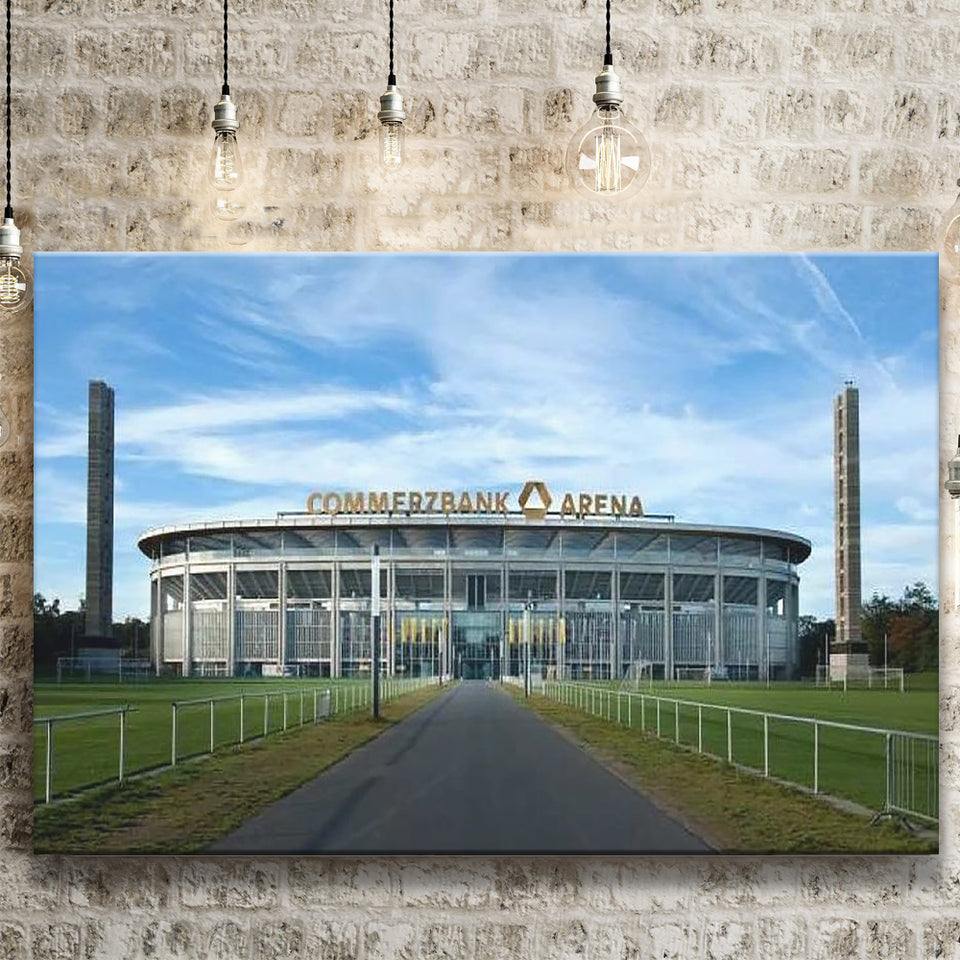 Commerzbank Arena Frankfurt, Stadium Canvas, Sport Art, Gift for him, Fan Gift, Canvas Prints Wall Art Decor