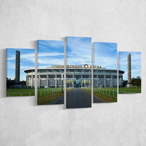 Commerzbank Arena Frankfurt, Stadium Canvas, Sport Art, Large Canvas, Multi Panels, Canvas Prints Wall Art Decor