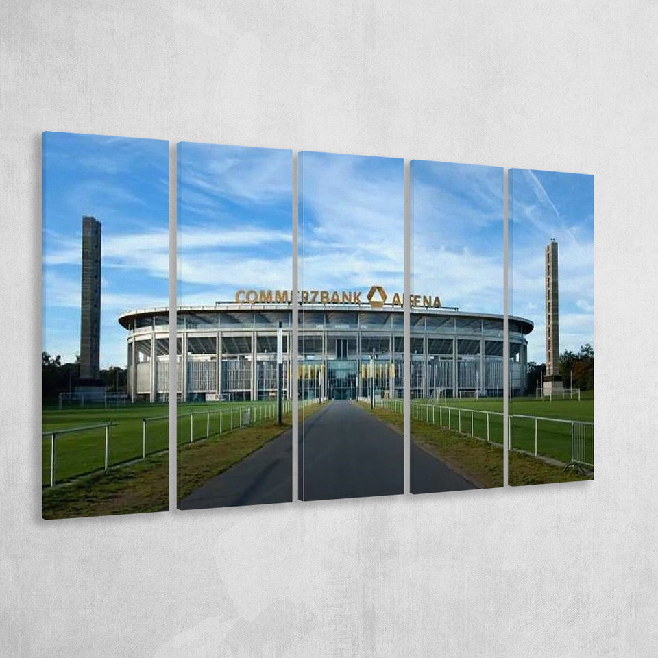 Commerzbank Arena Frankfurt, Stadium Canvas, Sport Art, Gift for him, Multi Panels B, Canvas Prints Wall Art Decor