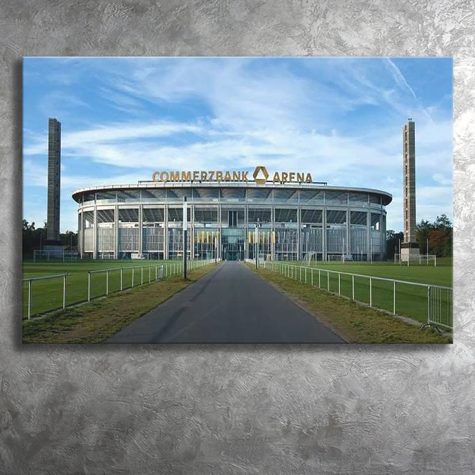 Commerzbank Arena Frankfurt, Stadium Canvas, Sport Art, Gift for him, Fan Gift, Canvas Prints Wall Art Decor