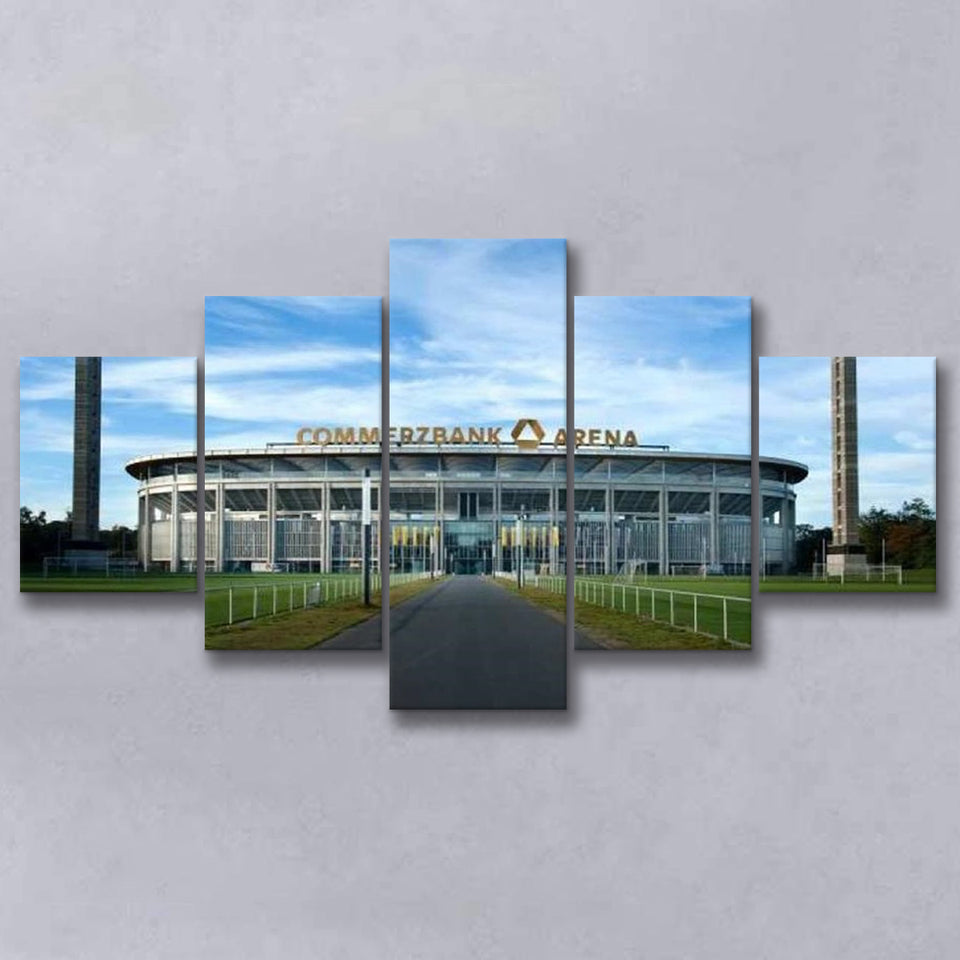 Commerzbank Arena Frankfurt, Stadium Canvas, Sport Art, Large Canvas, Multi Panels, Canvas Prints Wall Art Decor