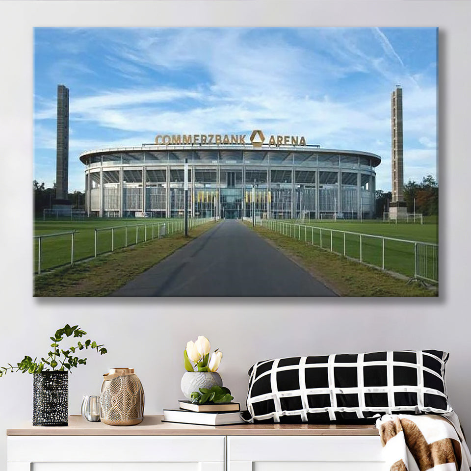 Commerzbank Arena Frankfurt, Stadium Canvas, Sport Art, Gift for him, Fan Gift, Canvas Prints Wall Art Decor