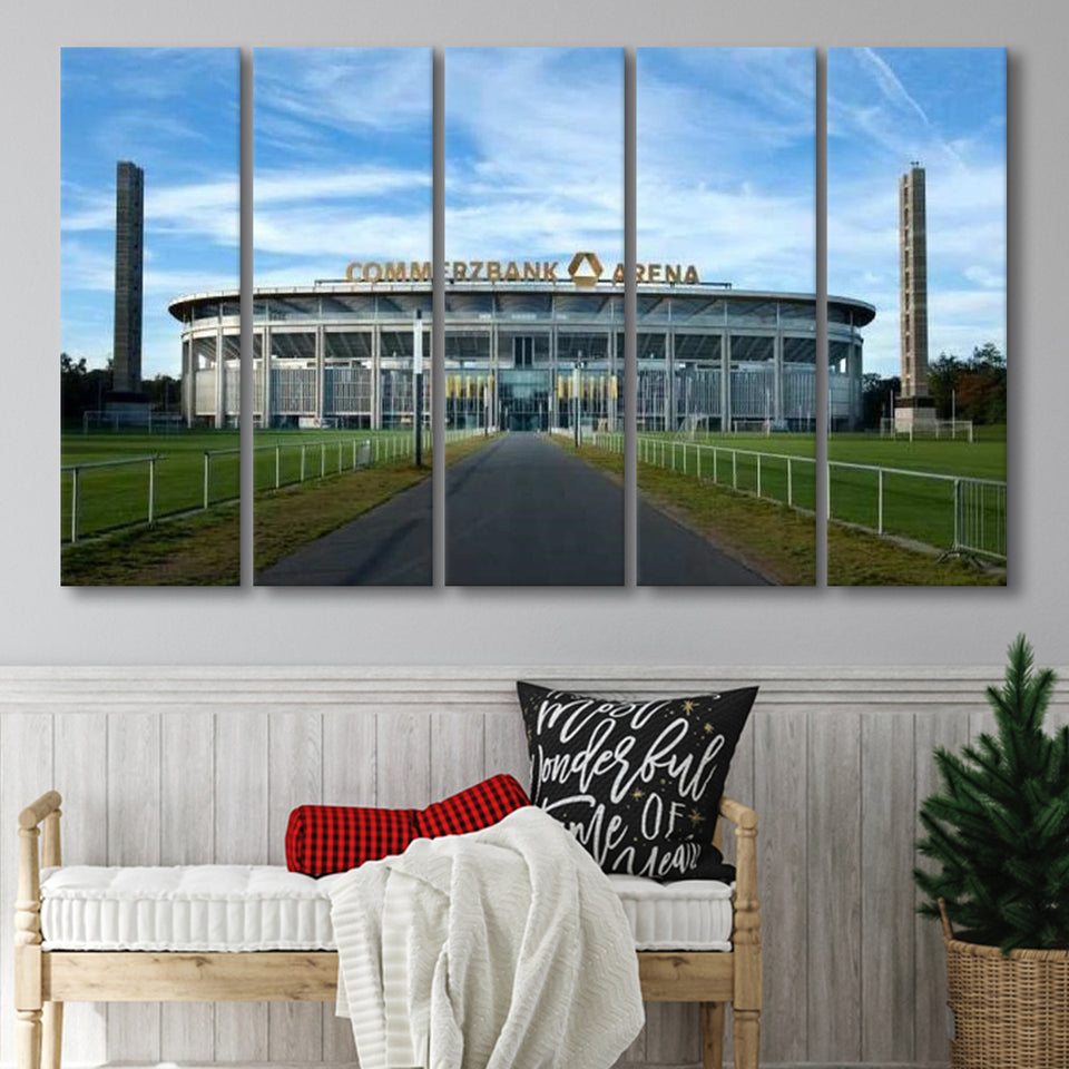 Commerzbank Arena Frankfurt, Stadium Canvas, Sport Art, Gift for him, Multi Panels B, Canvas Prints Wall Art Decor