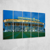 Commerzbank Arena Outside View, Stadium Canvas, Sport Art, Gift for him, Multi Panels B, Canvas Prints Wall Art Decor
