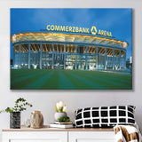 Commerzbank Arena Outside View, Stadium Canvas, Sport Art, Gift for him, Fan Gift, Canvas Prints Wall Art Decor