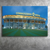 Commerzbank Arena Outside View, Stadium Canvas, Sport Art, Gift for him, Fan Gift, Canvas Prints Wall Art Decor