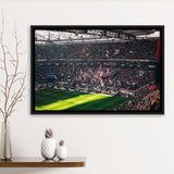 Commerzbank Arena Wall Art Eintracht Frankfurt Stadium Framed Canvas Prints Football,Sport Stadium Art Prints, Fan Gift