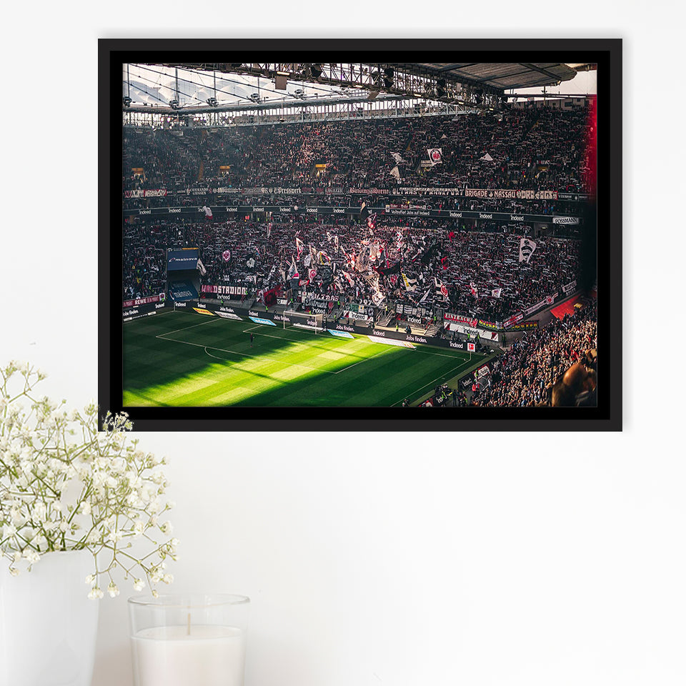 Commerzbank Arena Wall Art Eintracht Frankfurt Stadium Framed Canvas Prints Football,Sport Stadium Art Prints, Fan Gift