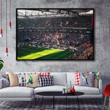 Commerzbank Arena Wall Art Eintracht Frankfurt Stadium Framed Canvas Prints Football,Sport Stadium Art Prints, Fan Gift