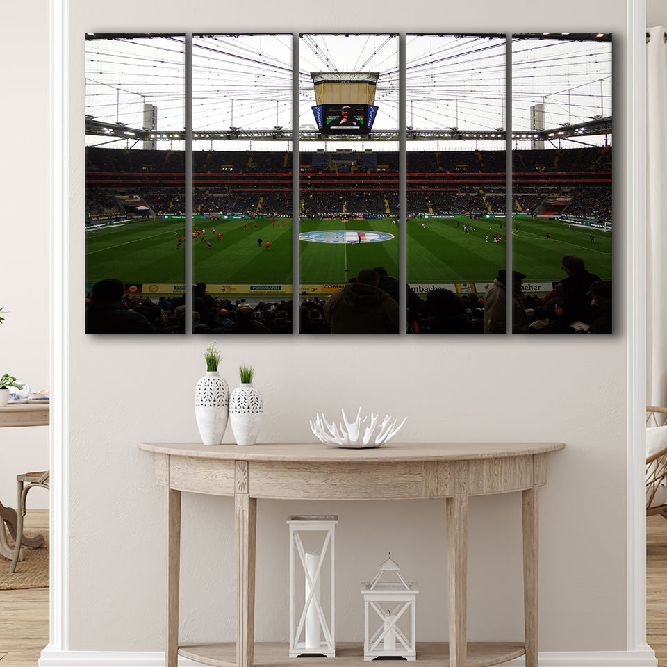 Commerzbank Arena in Germany, Stadium Canvas, Sport Art, Gift for him, Multi Panels B, Canvas Prints Wall Art Decor