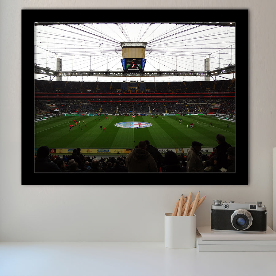 Commerzbank Arena in Germany, Stadium Canvas, Sport Art, Gift for him, Framed Art Prints Wall Art Decor, Framed Picture