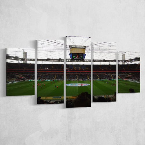 Commerzbank Arena in Germany, Stadium Canvas, Sport Art, Large Canvas, Multi Panels, Canvas Prints Wall Art Decor