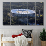 Commerzbank Arena in Salvador, Stadium Canvas, Sport Art, Gift for him, Multi Panels B, Canvas Prints Wall Art Decor