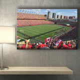 Commonwealth Stadium in Canada, Stadium Canvas, Sport Art, Gift for him, Fan Gift, Canvas Prints Wall Art Decor