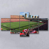 Commonwealth Stadium in Canada, Stadium Canvas, Sport Art, Large Canvas, Multi Panels, Canvas Prints Wall Art Decor