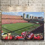 Commonwealth Stadium in Canada, Stadium Canvas, Sport Art, Gift for him, Fan Gift, Canvas Prints Wall Art Decor