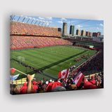 Commonwealth Stadium in Canada, Stadium Canvas, Sport Art, Gift for him, Fan Gift, Canvas Prints Wall Art Decor