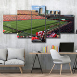 Commonwealth Stadium in Canada, Stadium Canvas, Sport Art, Large Canvas, Multi Panels, Canvas Prints Wall Art Decor