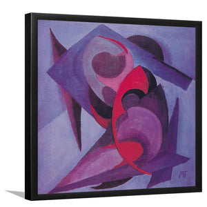 Composition24 by Janos Mattis-Teutsch-Arr Print, Canvas Art, Frame Art, Plexiglass cover