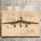 Concorde Aerodynamics Canvas Prints Wall Art - Painting Canvas, Painting Prints, Wall Home Decor, Prints for Sale