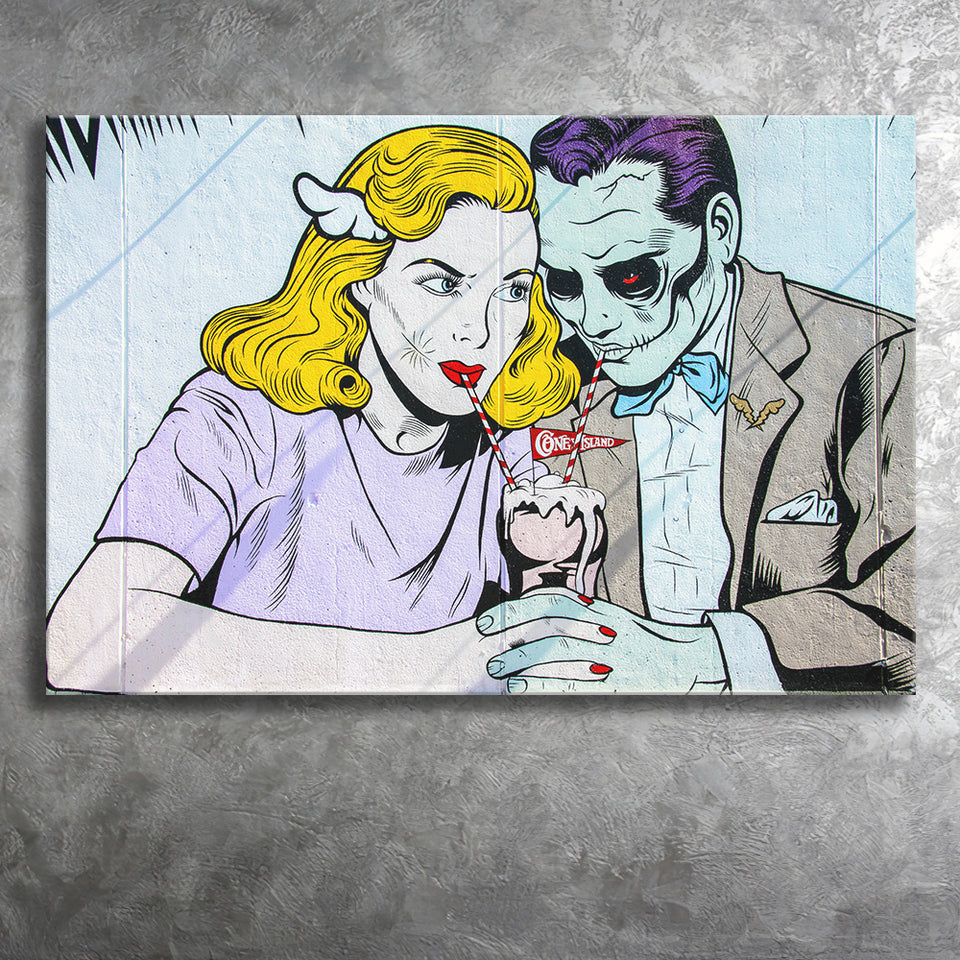 Coney Island Milkshake Pop Art Canvas Prints Wall Art - Painting Prints, Wall Decor, Art Prints