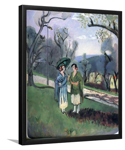 Conversation Under The Olive Trees 1921 By Henri Matisse - Art Print, Frame Art, Painting Art - Unixcanvas