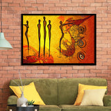 Cool African Style Artwork Modern Framed Art Prints Wall Decor - Painting Prints, Framed Picture