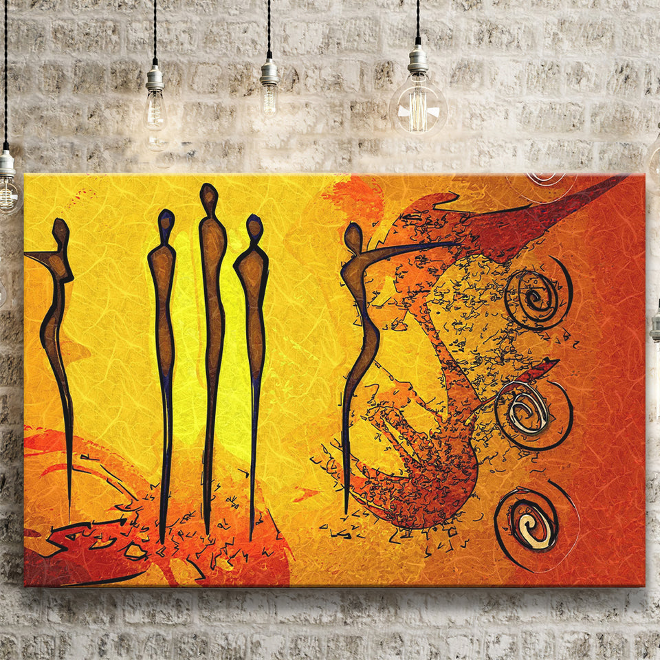 Cool African Style Artwork Modern Canvas Prints Wall Art - Painting Prints, Wall Decor, Art Prints
