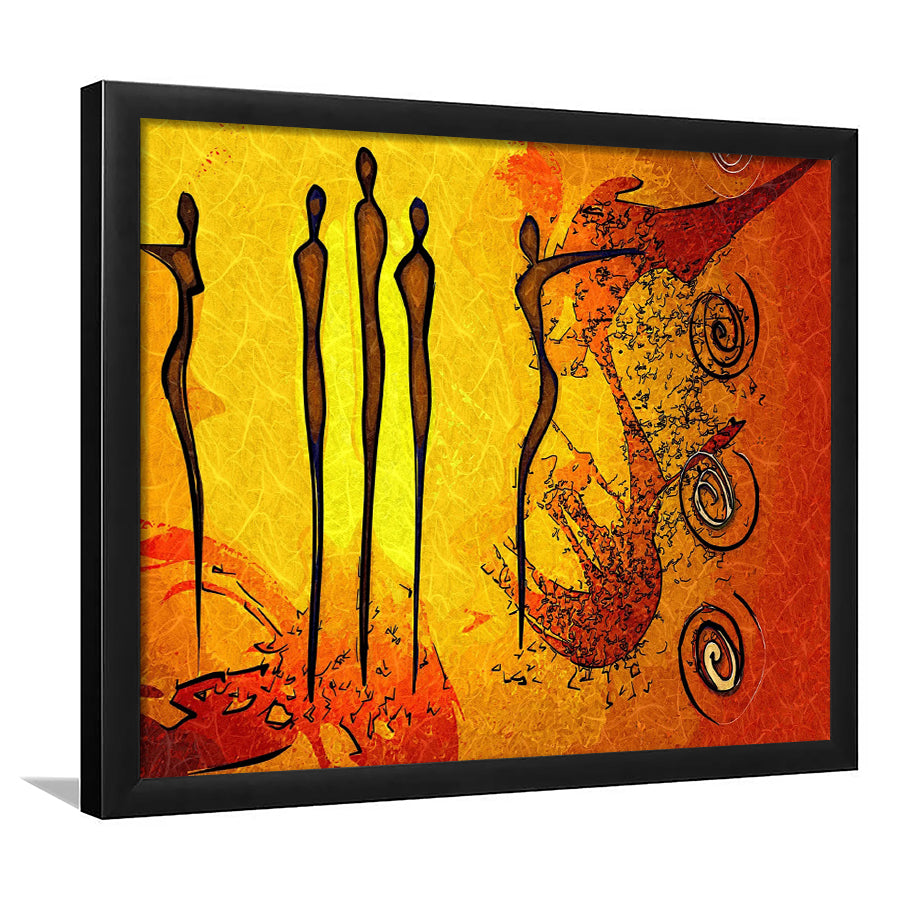 Cool African Style Artwork Modern Framed Art Prints Wall Decor - Painting Prints, Framed Picture
