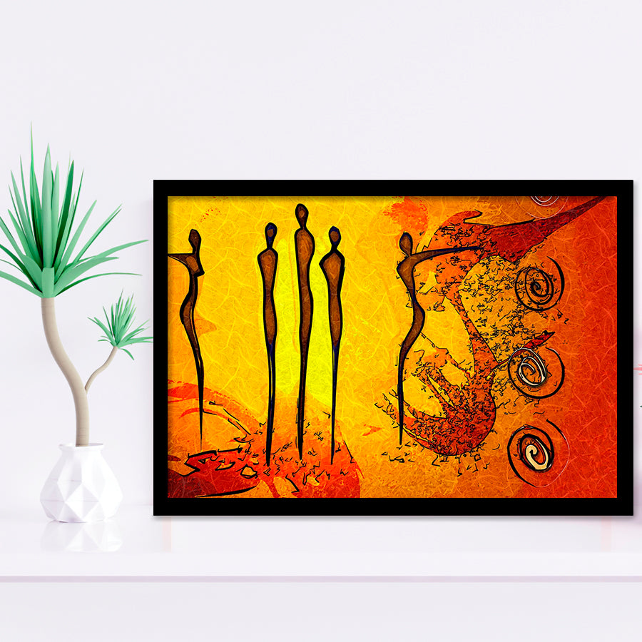 Cool African Style Artwork Modern Framed Art Prints Wall Decor - Painting Prints, Framed Picture