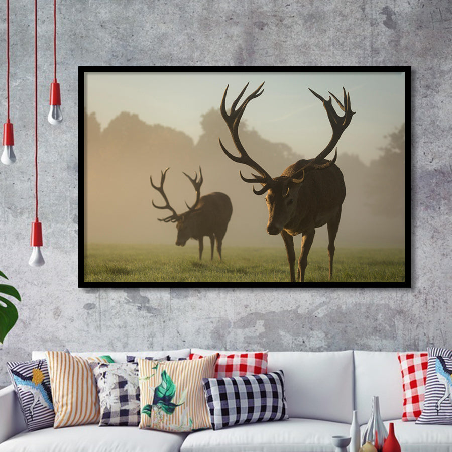 Cool Stag Framed Art Prints Wall Decor - Painting Prints,Wall Art, Framed Picture,For Sale
