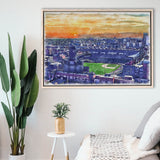 Coors Field Rockies Watercolor, Sport Art Prints Fan Gift, Framed Canvas Prints Wall Art Decor