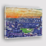 Coors Field Rockies Watercolor, Sport Art Prints Fan Gift, Canvas Prints Wall Art Decor