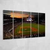 Coors Field Colorado Rockies, Stadium Canvas, Sport Art, Gift for him, Multi Panels B, Canvas Prints Wall Art Decor