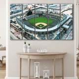 Coors Field Stadium Canvas Prints Colorado Rockies Wall Art Baseball100,Multi Panels B,Sport Stadium Art Prints, Fan Gift