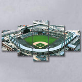 Coors Field Stadium Canvas Prints Colorado Rockies Wall Art Baseball100,Multi Panels,Sport Stadium Art Prints, Fan Gift