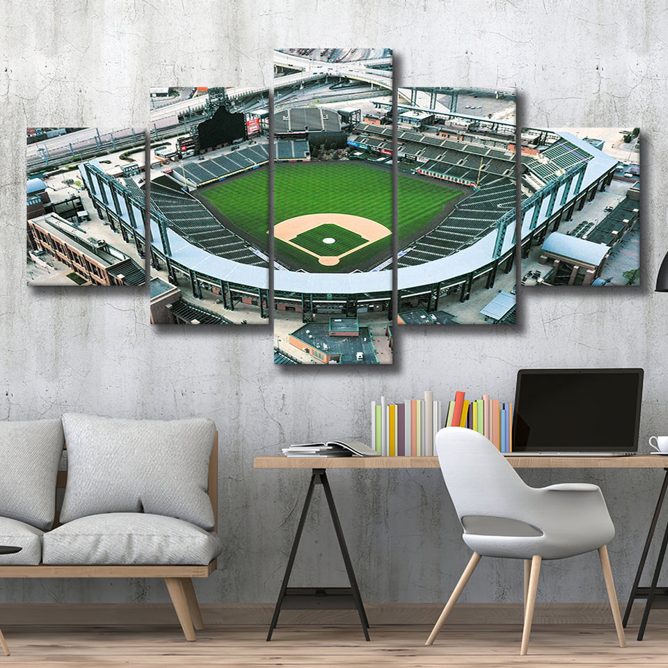 Coors Field Stadium Canvas Prints Colorado Rockies Wall Art Baseball100,Multi Panels,Sport Stadium Art Prints, Fan Gift