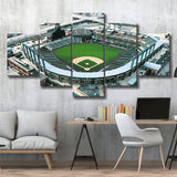Coors Field Stadium Canvas Prints Colorado Rockies Wall Art Baseball100,Multi Panels,Sport Stadium Art Prints, Fan Gift