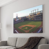 Coors Field Stadium Canvas Prints Colorado Rockies Wall Art Baseball,Sport Stadium Art Prints, Fan Gift, Wall Decor